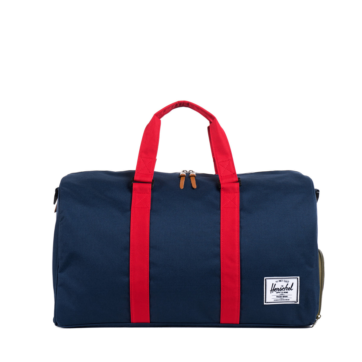 Herschel Novel Duffel Bag - Woodland Camo / Navy / Red 2