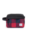 Herschel Supply Chapter Travel Kit - Buffalo Plaid & Black