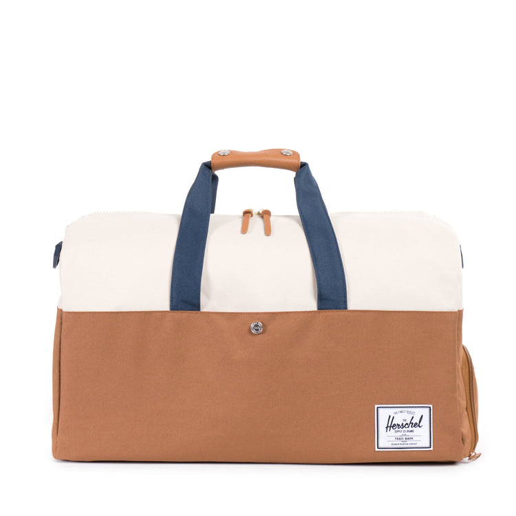 Herschel Supply Lonsdale Duffel Bag - Caramel, Natural, Navy