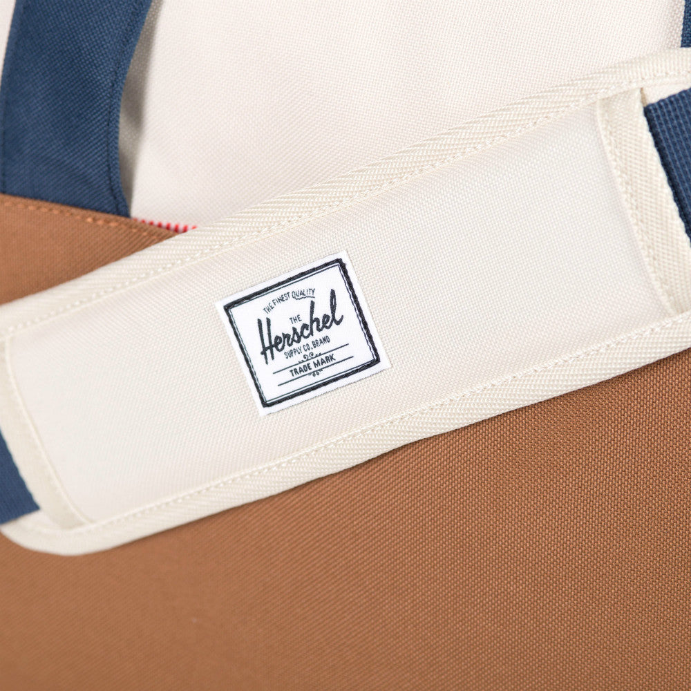 Herschel Supply Lonsdale Duffel Bag - Caramel, Natural, Navy
