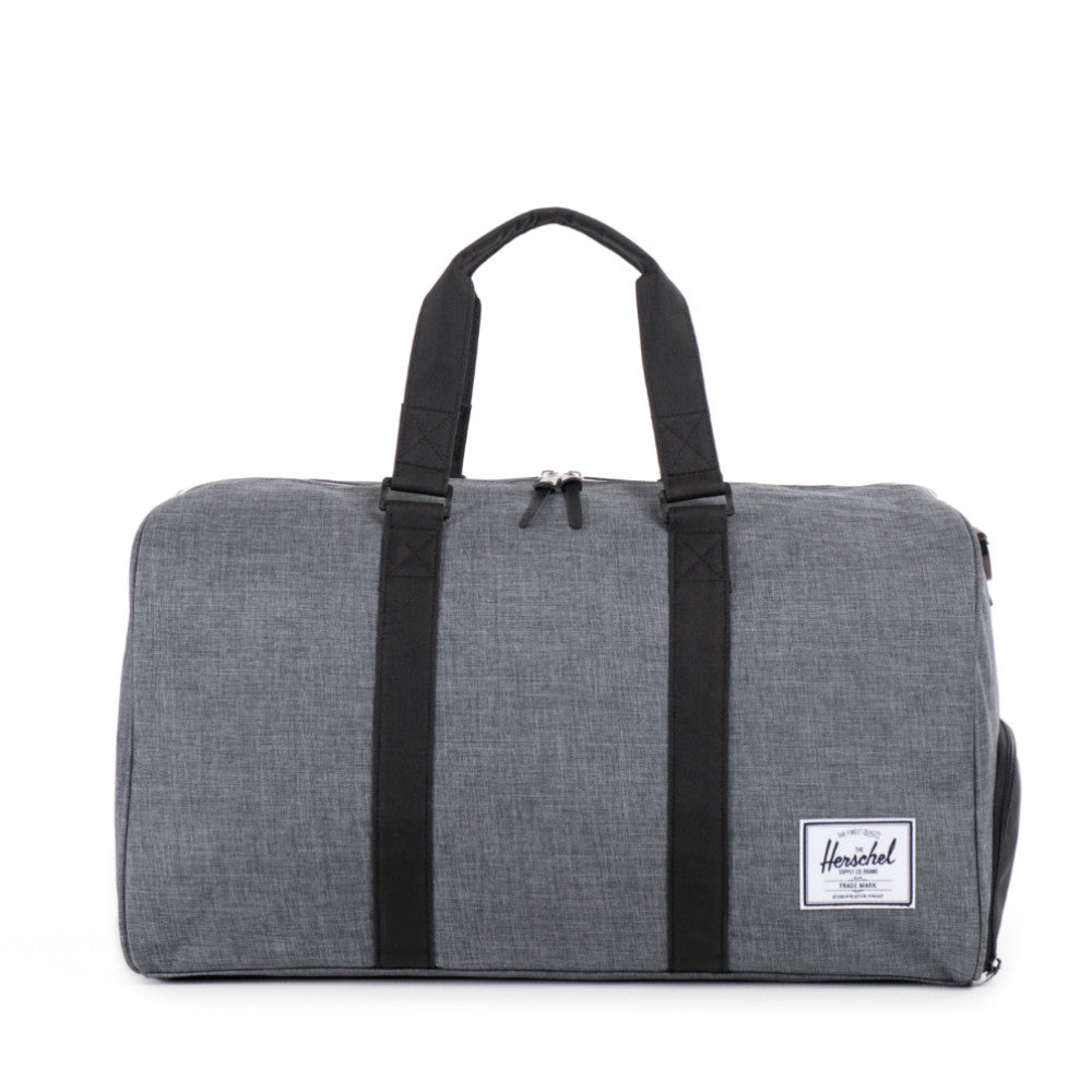 Herschel Supply Novel Duffel Bag - Crosshatch Charcoal & Black