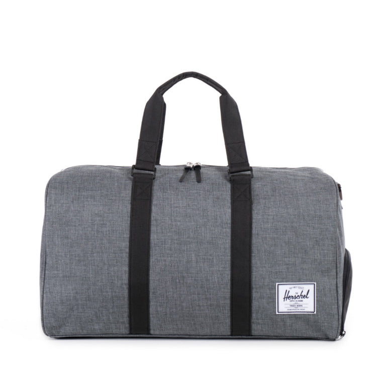 Herschel Supply Novel Duffel Bag - Crosshatch Charcoal & Black