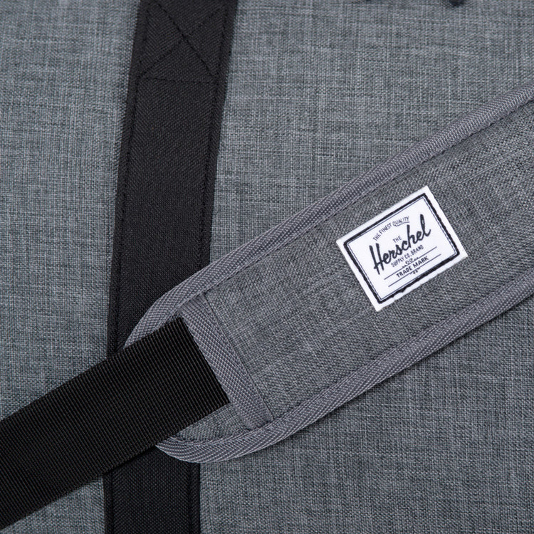 Herschel Supply Novel Duffel Bag - Crosshatch Charcoal & Black
