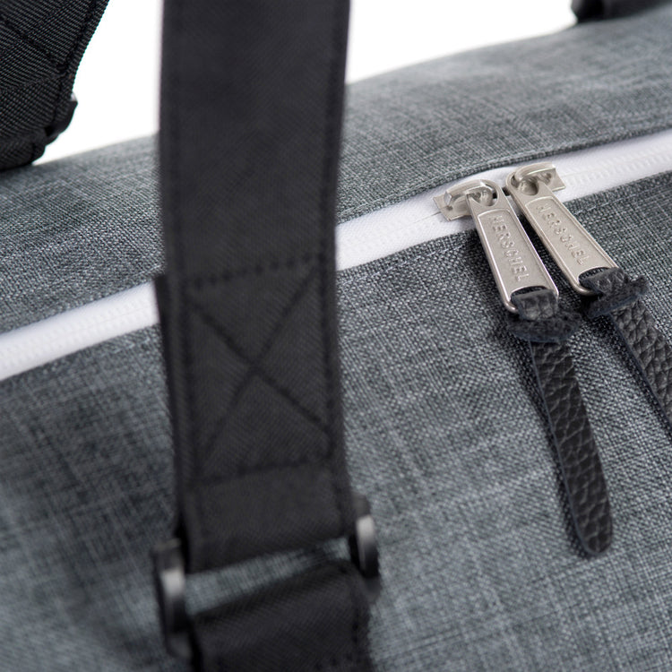 Herschel Supply Novel Duffel Bag - Crosshatch Charcoal & Black