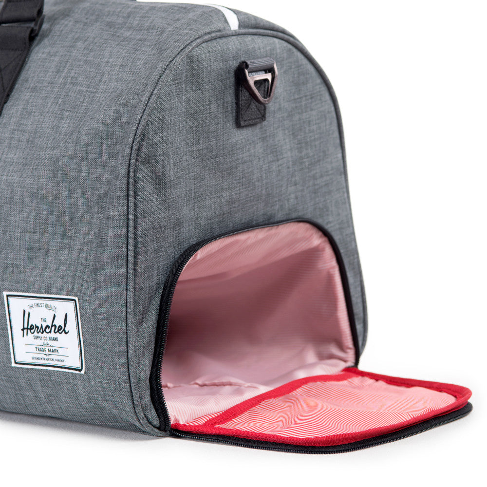 Herschel Supply Novel Duffel Bag - Crosshatch Charcoal & Black
