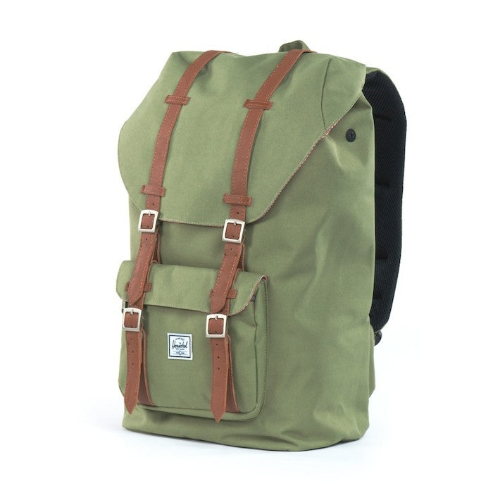 Herschel olive green backpack online