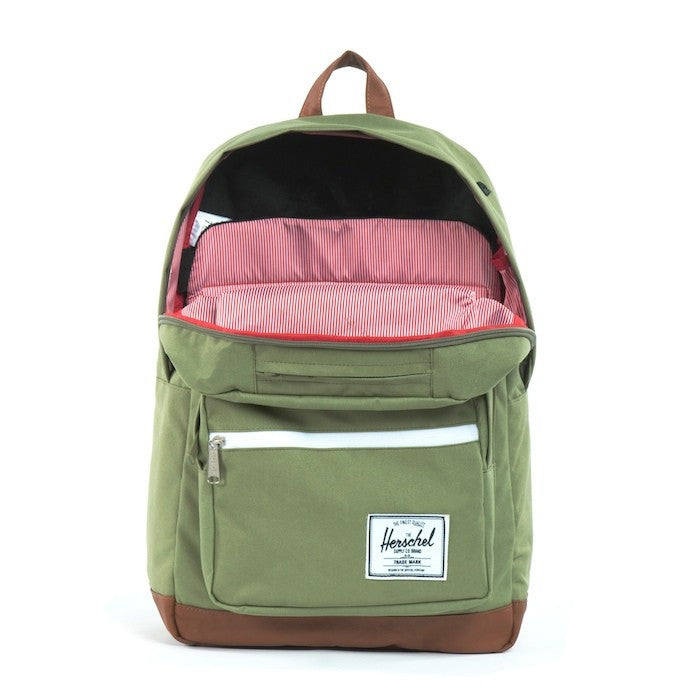 Herschel Supply Pop Quiz Backpack Olive Green Drab Maxton Men
