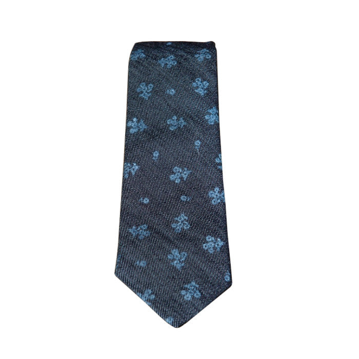 Blade + Blue - John Denim Floral Print Tie