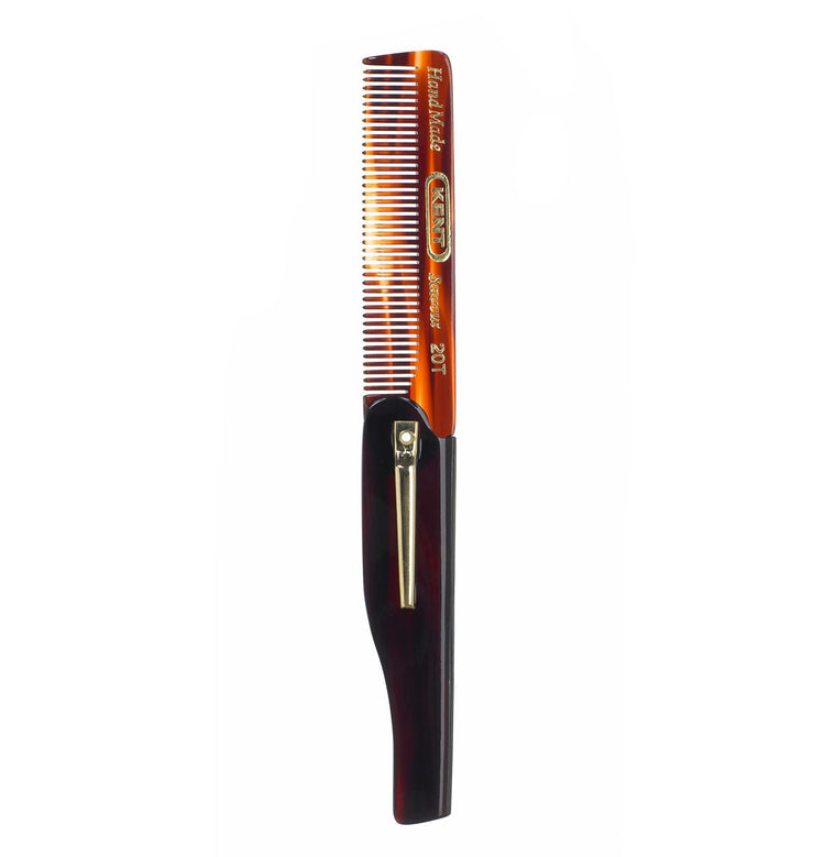 Kent 20T Men's Folding Pocket Comb