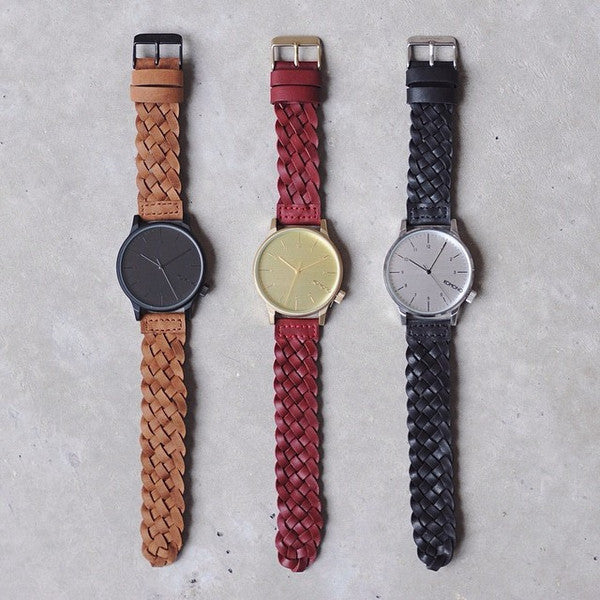Komono Winston Woven Black Watch Maxton Men