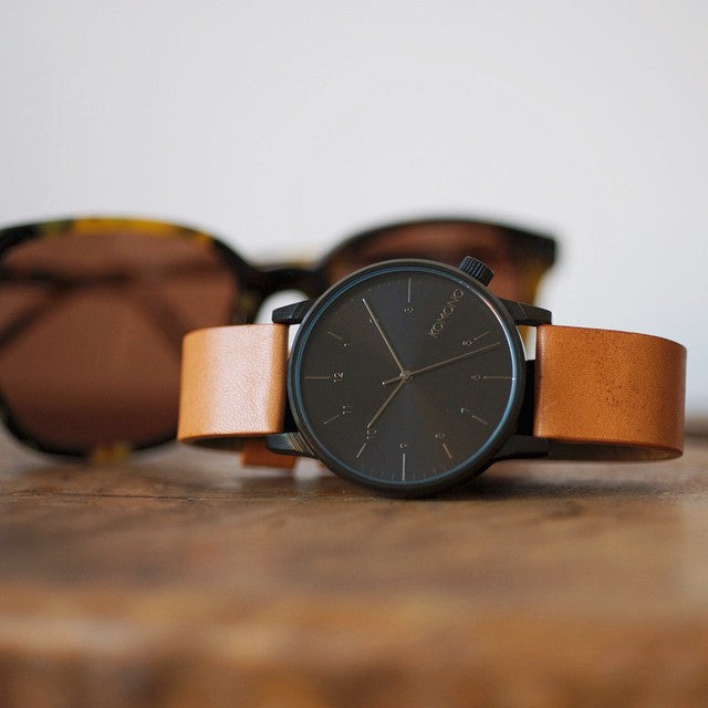 Winston regal on sale cognac watch