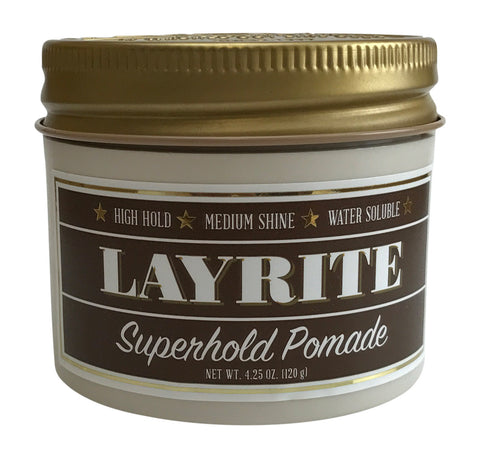 Layrite Deluxe Pomade Super Hold - 4 oz