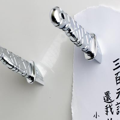 Ninja Knife Magnets - Silver