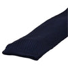 Knit Solid Navy Tie
