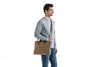 Ona Kingston Briefcase Canvas Bag - Field Tan