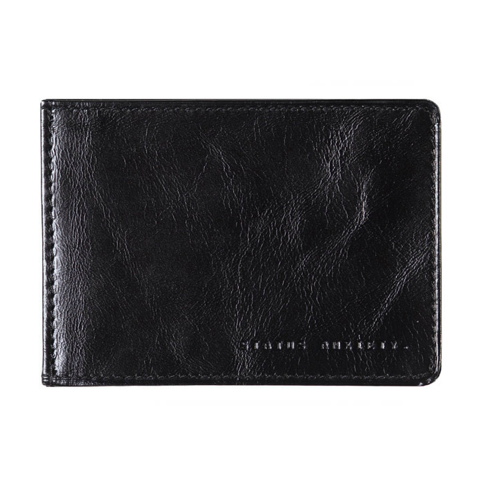 Status Anxiety Perez Thin Wallet - Black