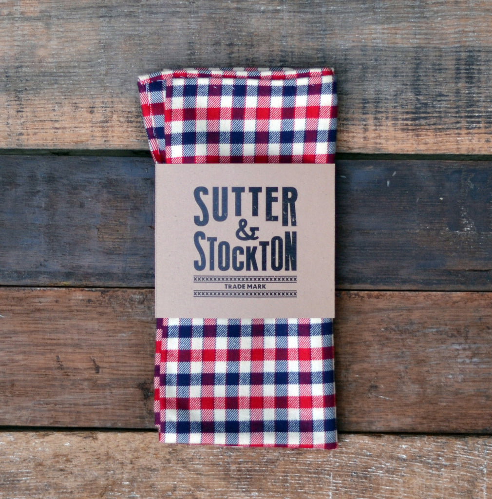 Lightweight Flannel Pocket Square - America