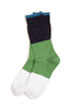 Richer Poorer Badlands Socks - Navy & Green