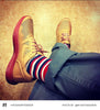 Richer Poorer - Rookie Red, White & Blue Socks