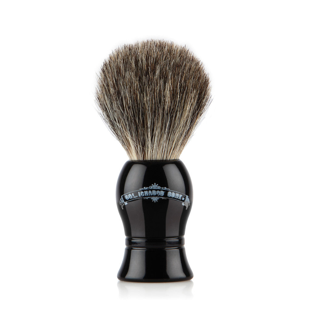 Pure Badger Shaving Brush  - Black Handle