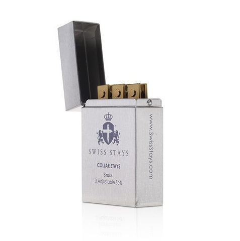 Swiss Stays 3-Pack - Brass