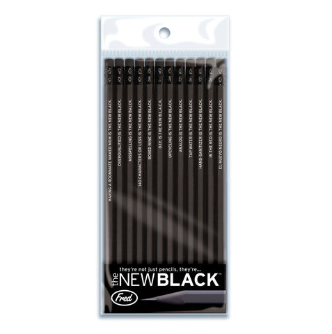 The New Black Pencils - Pack of 12