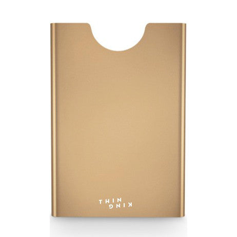 Thin King Aluminum Card Case - Champagne