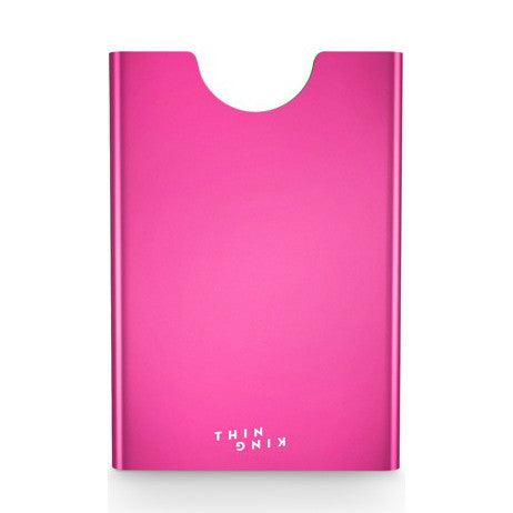 Thin King Aluminum Card Case - Hot Pink