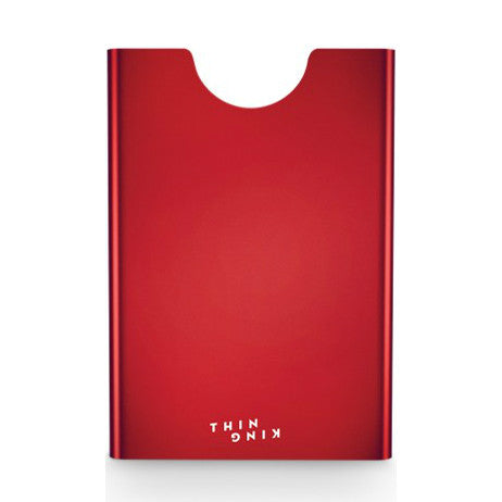 Thin King Aluminum Card Case - Red
