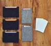 Old Calgary Organic Wool Heritage Card Sleeve Wallet - Graphite